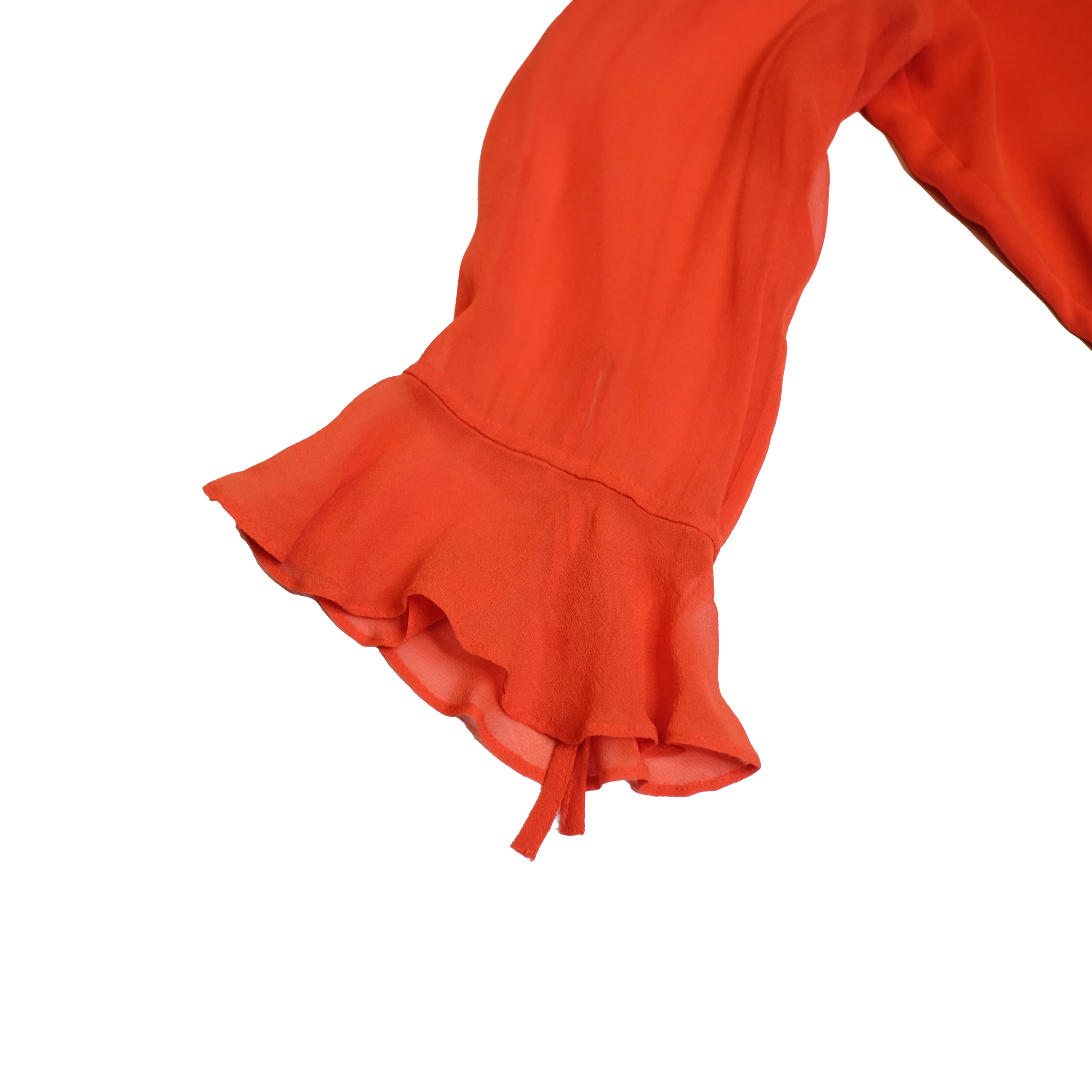 Alfani Orange Silk Shirt