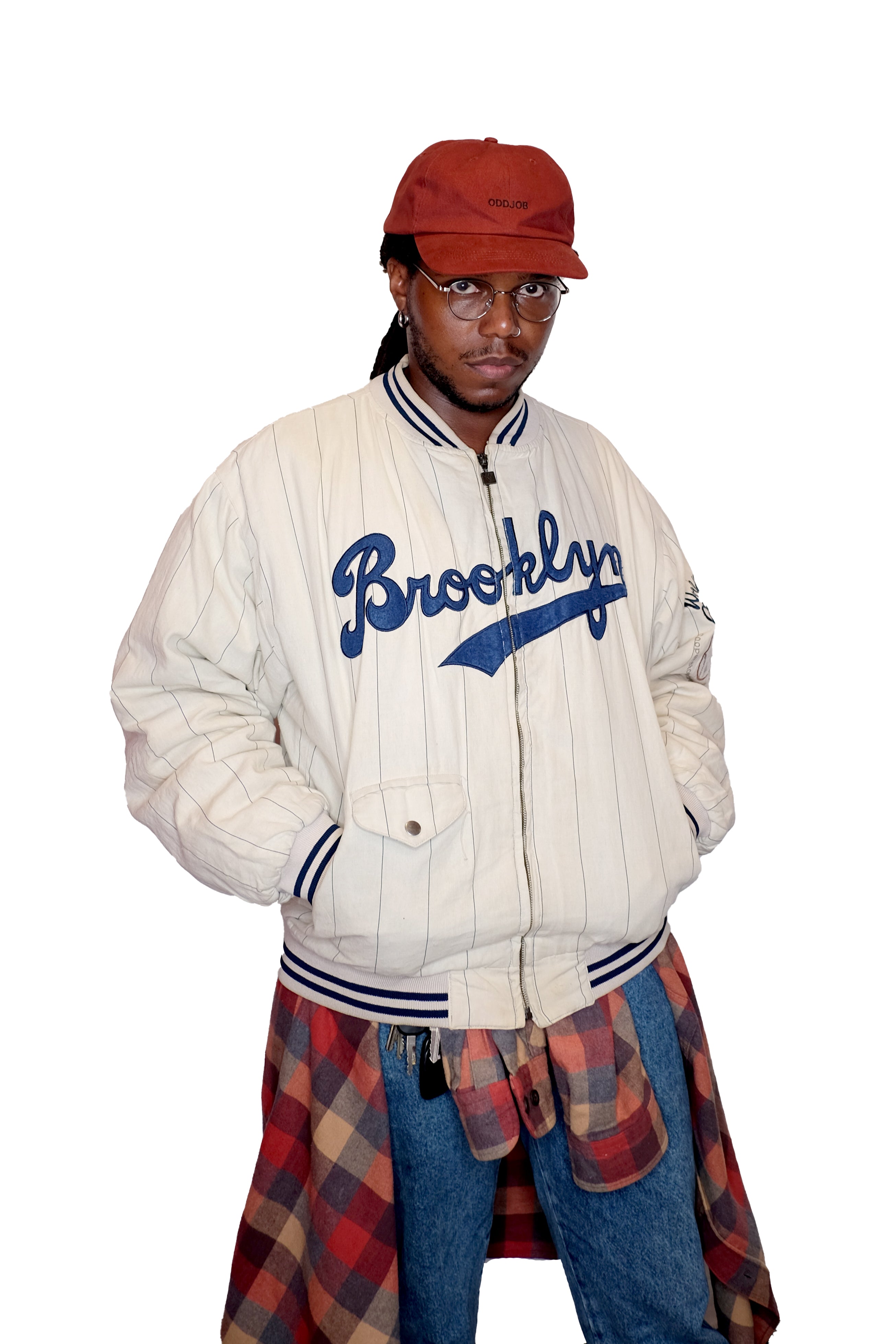 Vintage 1955 Brooklyn Dodgers Varsity Jacket (Variant A)