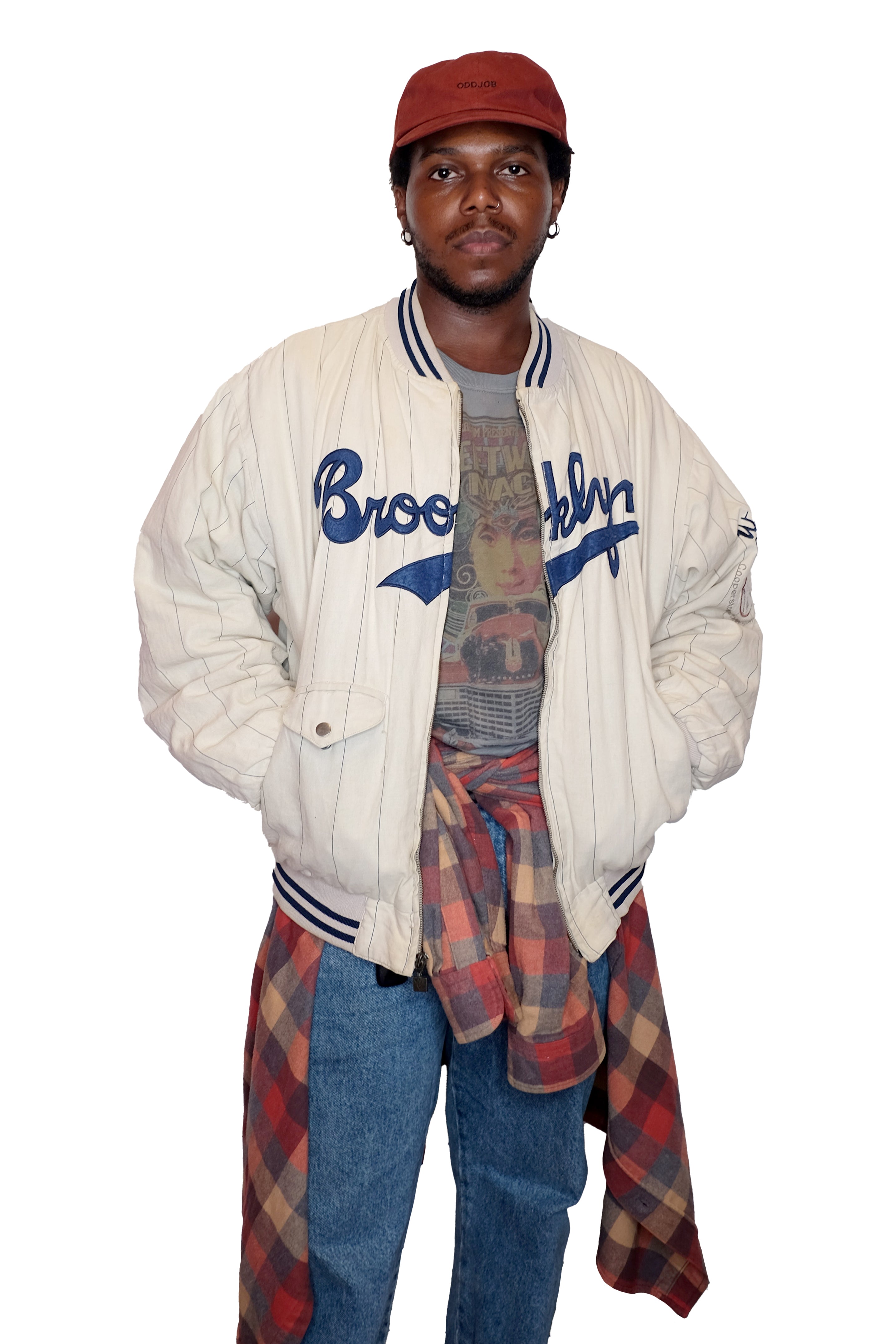 Vintage 1955 Brooklyn Dodgers Varsity Jacket (Variant A)