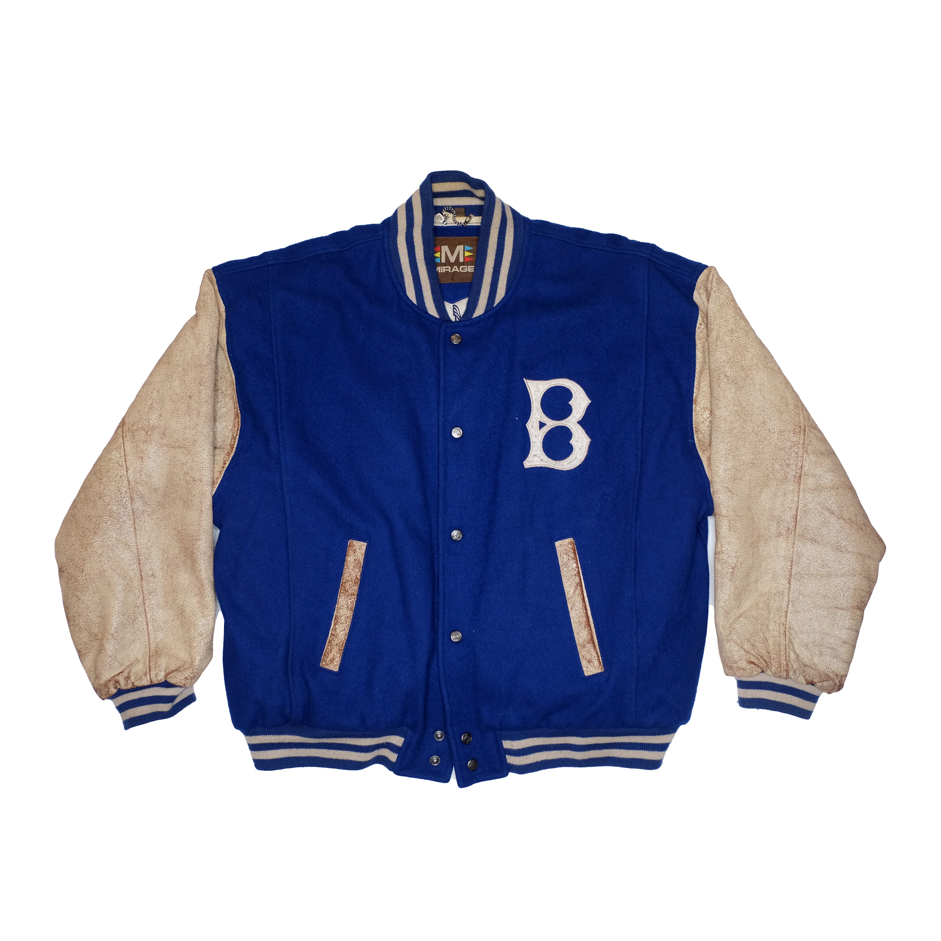 Vintage 1955 Brooklyn Dodgers Varsity Jacket (Variant B)