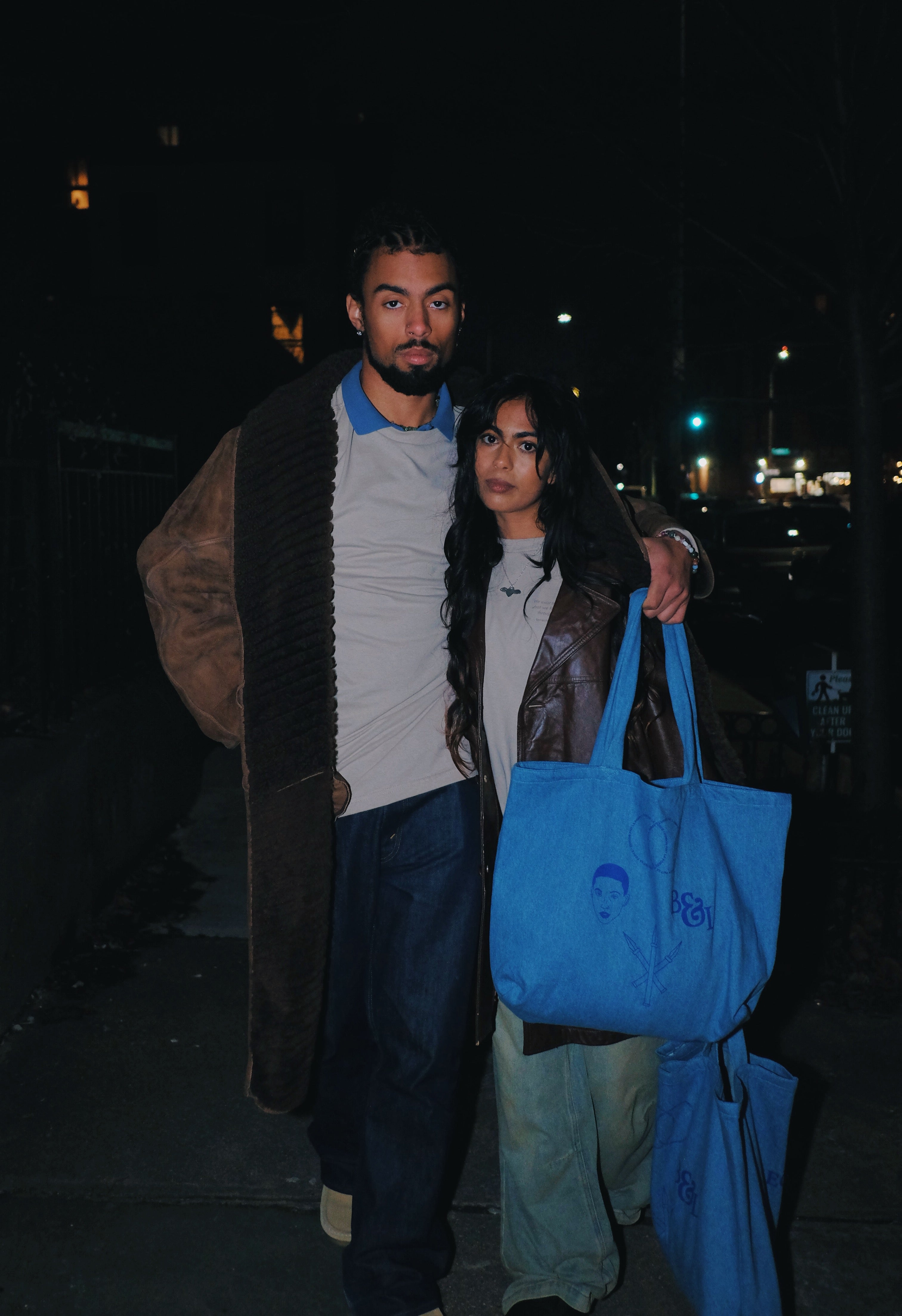 Byas & Leon Up-cycled Denim Tote