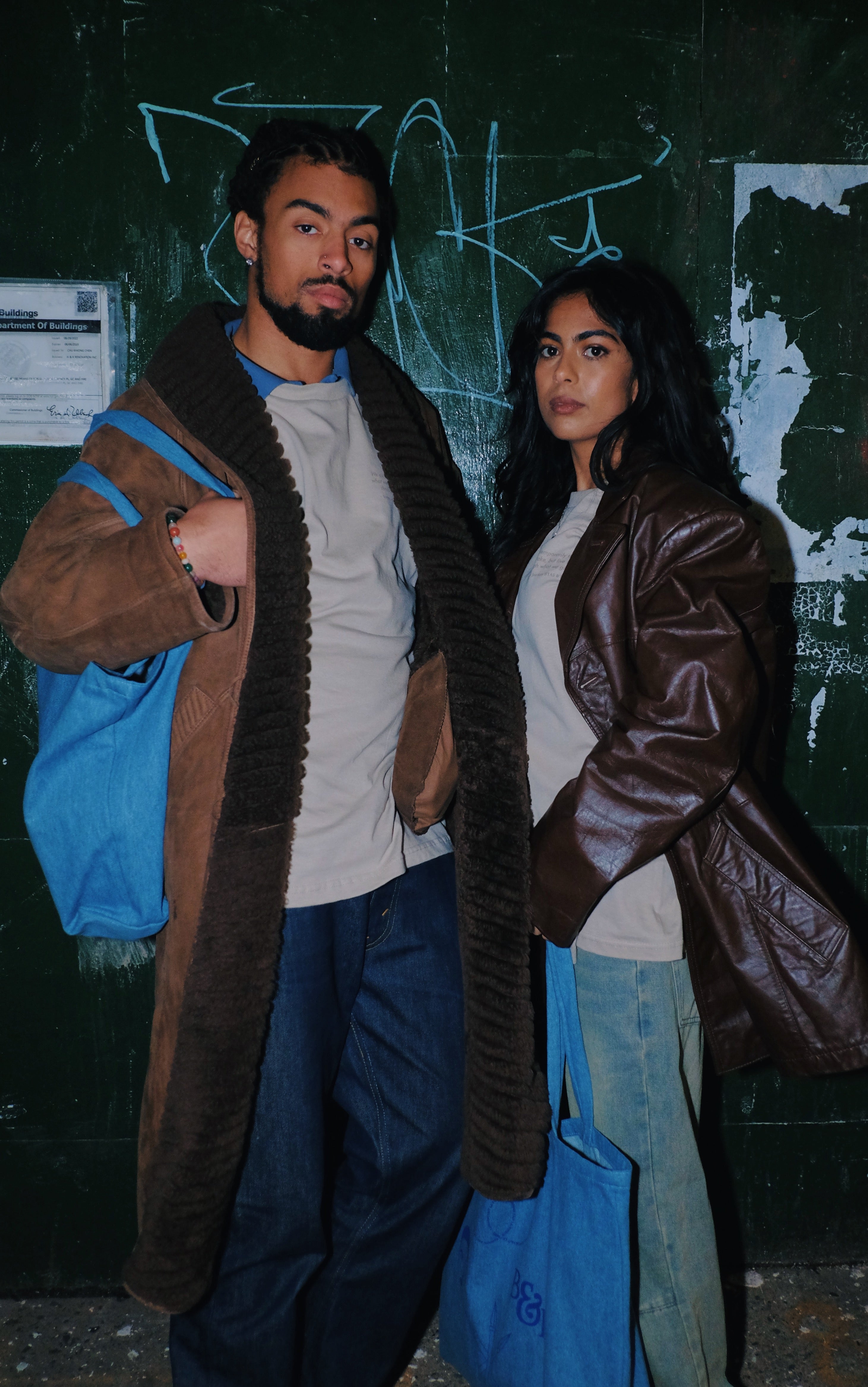 Byas & Leon Up-cycled Denim Tote