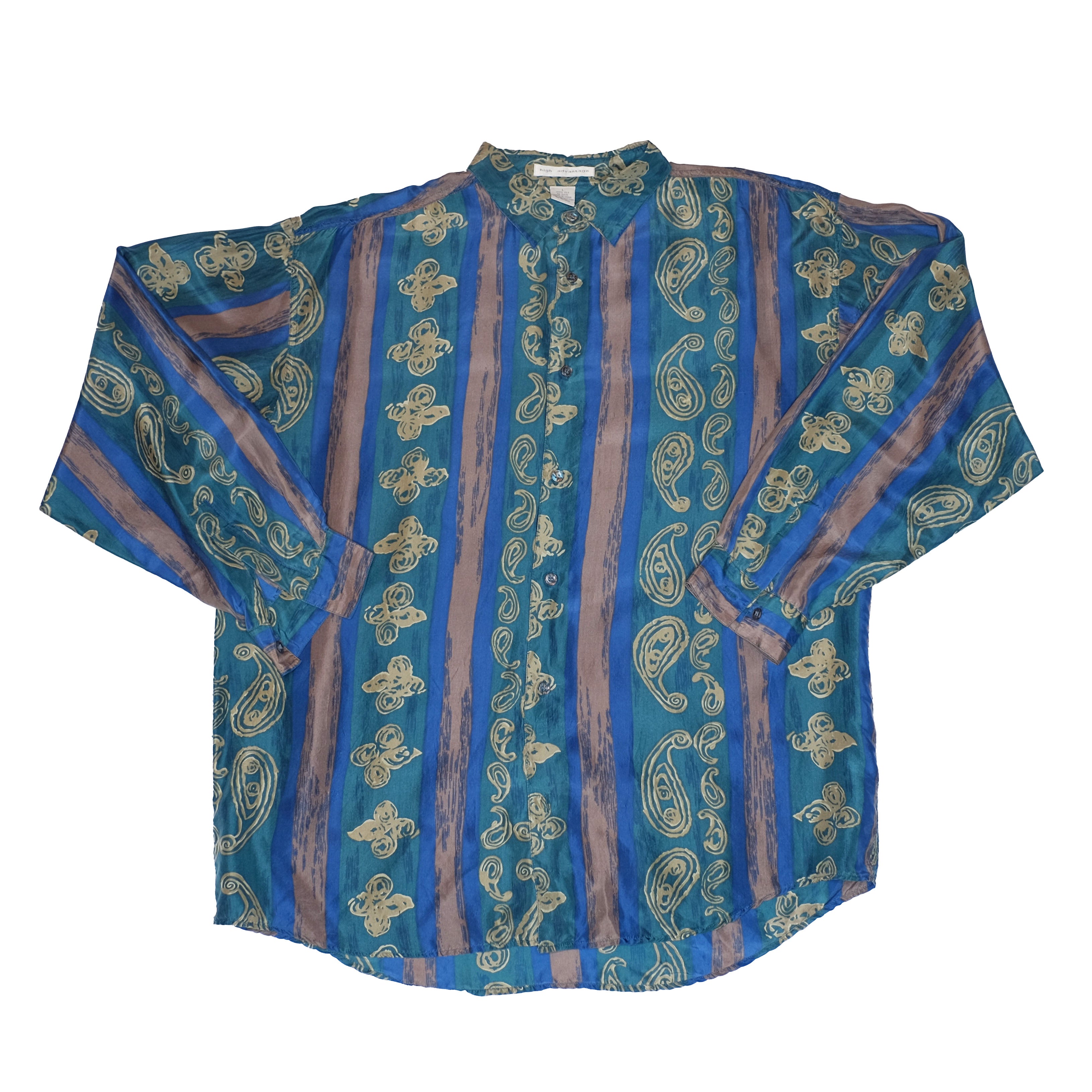 Blue/Green Silk Shirt (High Advantage)