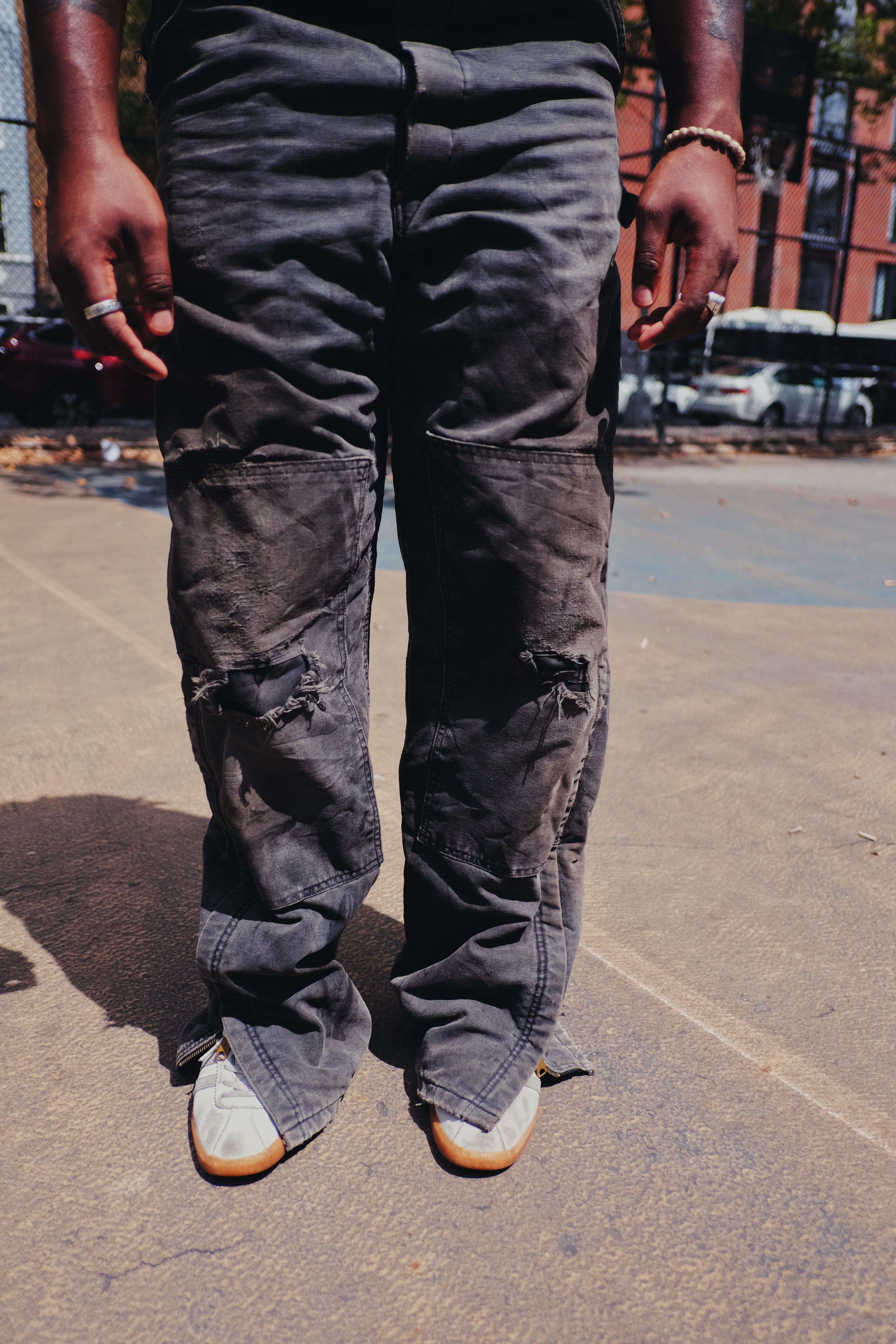 Vintage Carhartt Grey Denim Overall