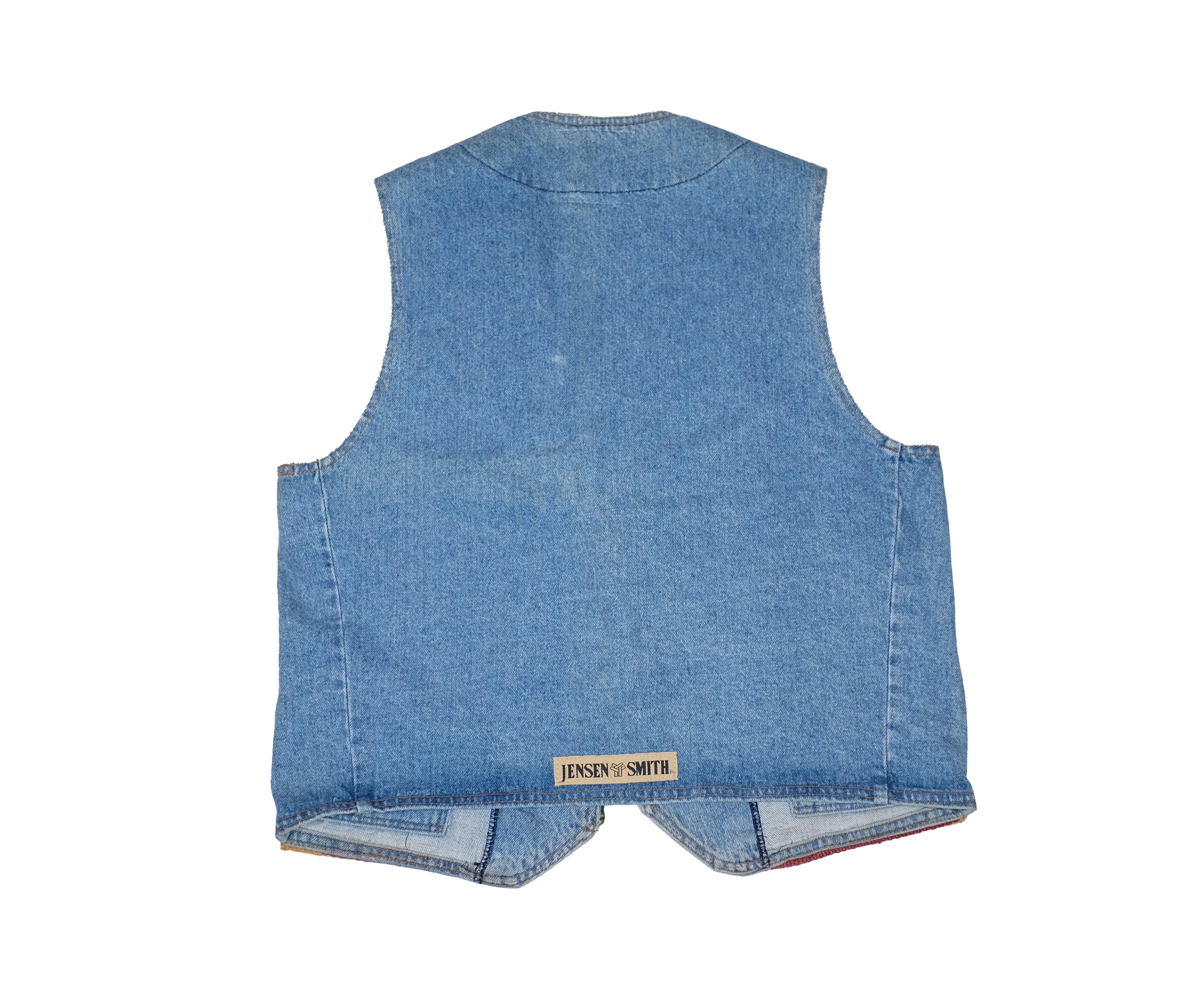 Vintage Jensen Smith Embroidery/Denim Vest